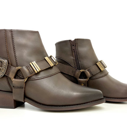 Norah Brown Western Bootie