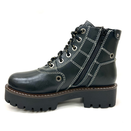 Anna Black Platform Combat Boot