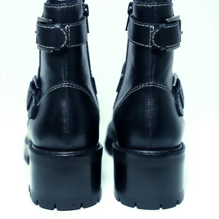 Terminator Black Platform Bootie