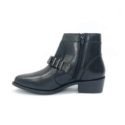 Amy Black Western Bootie