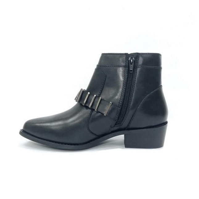 Amy Black Western Bootie