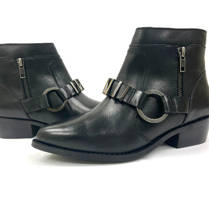 Amy Black Western Bootie