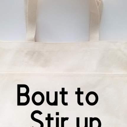 Sarcastic Heavy Cotton Canvas Tote | Large Funny Tote Bag with Pockets | Reusable Bag for Shopping, Beach, Books, or Overnight