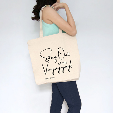Funny Sarcastic Large Heavy Cotton Canvas Tote Bag with Pockets | Reusable Canvas Bag for Shopping, Beach or Overnight | Sarcasm Quote Bag