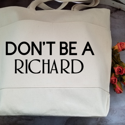 Sarcastic Heavy Cotton Canvas Tote | Large Funny Tote Bag with Pockets | Reusable Bag for Shopping, Beach, Books, or Overnight