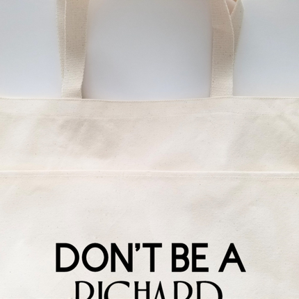Sarcastic Heavy Cotton Canvas Tote | Large Funny Tote Bag with Pockets | Reusable Bag for Shopping, Beach, Books, or Overnight