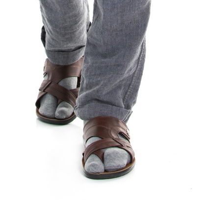 V-Toe Flip-Flop Socks Brand 3 Pairs Thicker Mini Crew - Black, White, Grey Solids