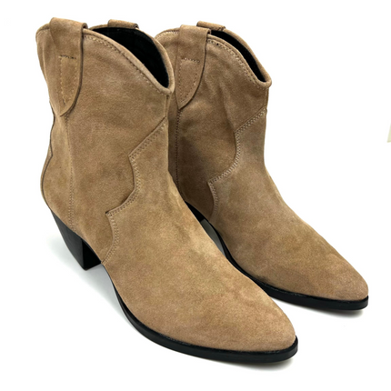 Chili Beige Short Western Bootie