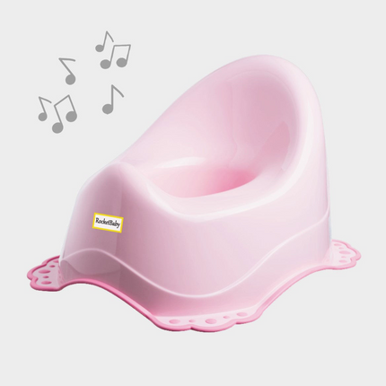 Potty with Songs non-slip Baby Pink