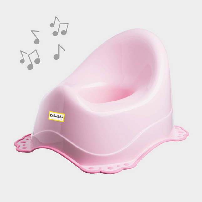 Potty with Songs non-slip Baby Pink
