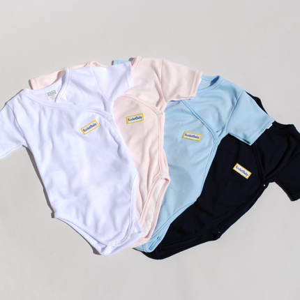 Bodysuit Kimono Short Sleeve Baby Blue