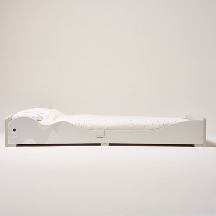 Low Kids Bed Montessori Grey Whale