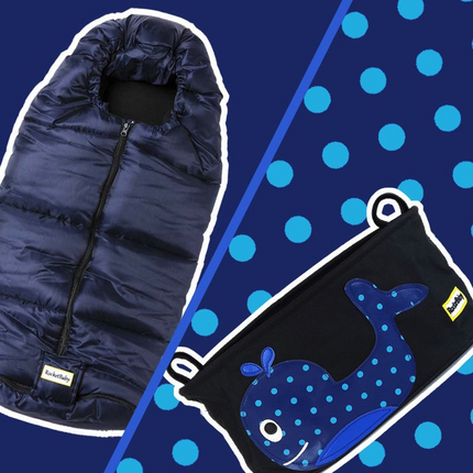 Stroller Footmuff Igloo Blue Night