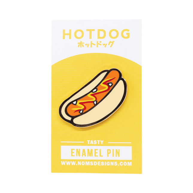 Hotdog Enamel Pin