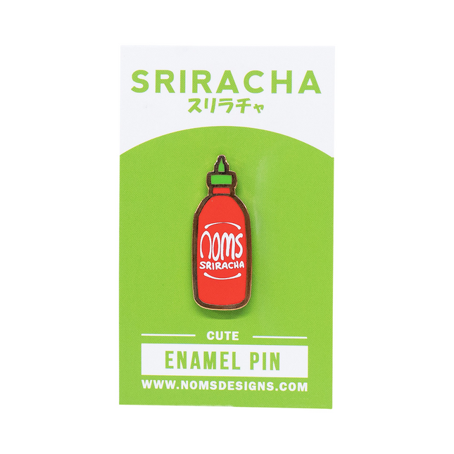 Sriracha Enamel Pin