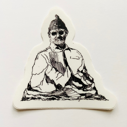 Mountain Portrait Sticker - Bill Murray