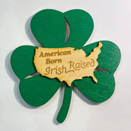 American Born 3D Irish Magnet