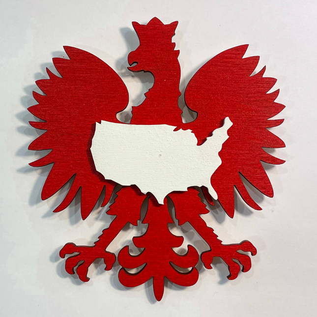 American 3D Polish Magnet