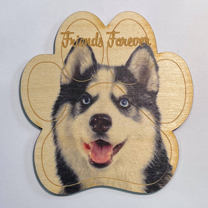 Siberian Husky Magnet