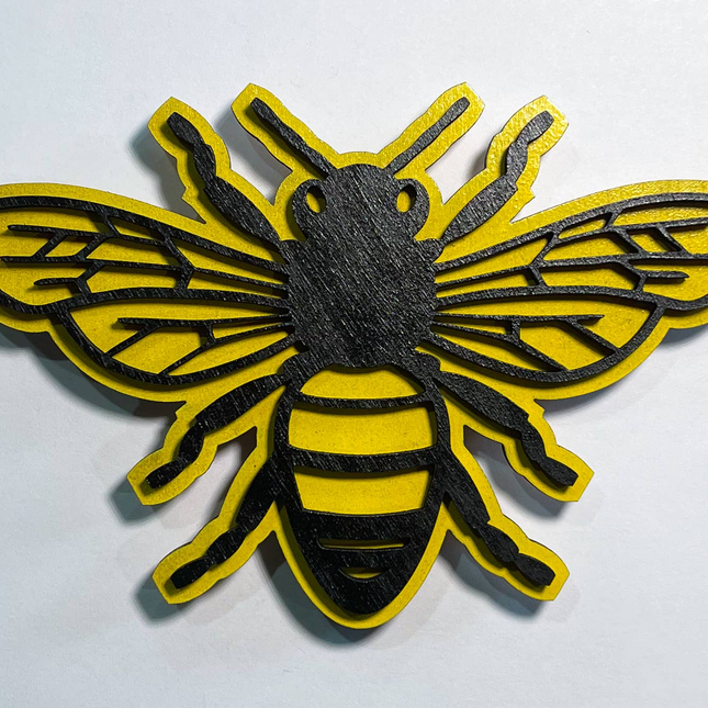 Bee 3D Wood Magnet