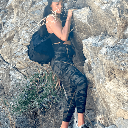 High-Waisted Leggings with Side Cargo Pockets