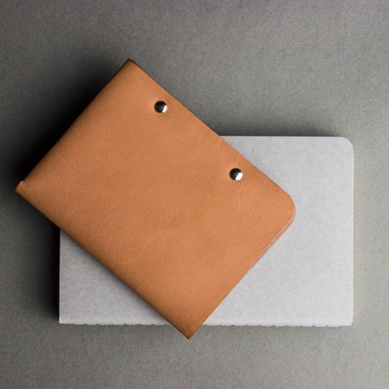 Unstitched Leather Twofold Wallet