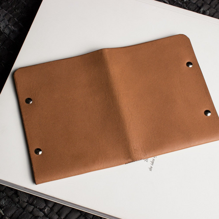 Unstitched Leather Twofold Wallet