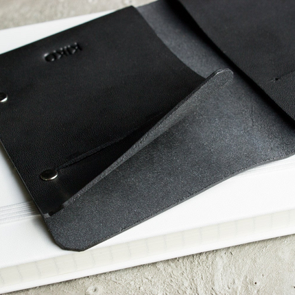 Unstitched Leather Twofold Wallet