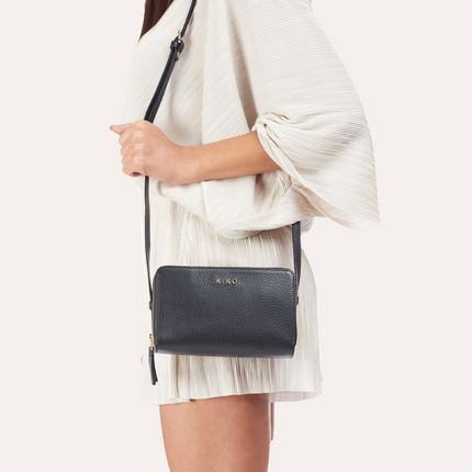 Zip Around Crossbody Pebble