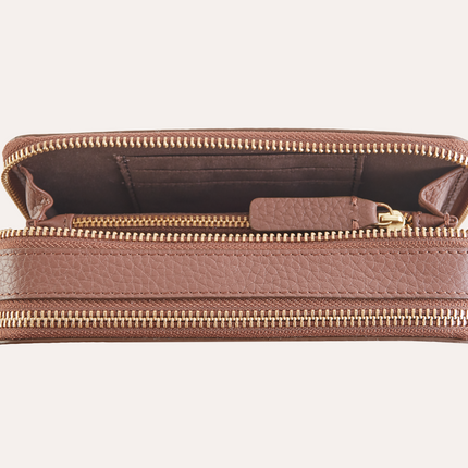 Zip Around Crossbody Pebble