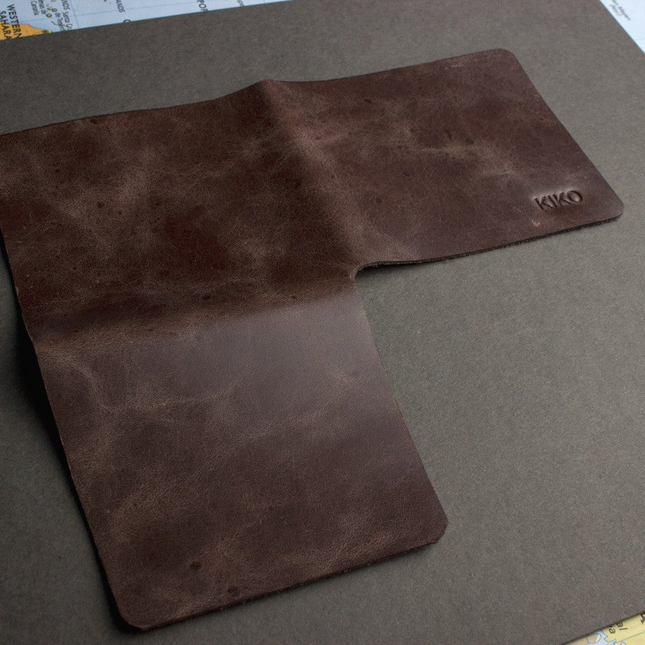L Shape Minimal Leather Wallet