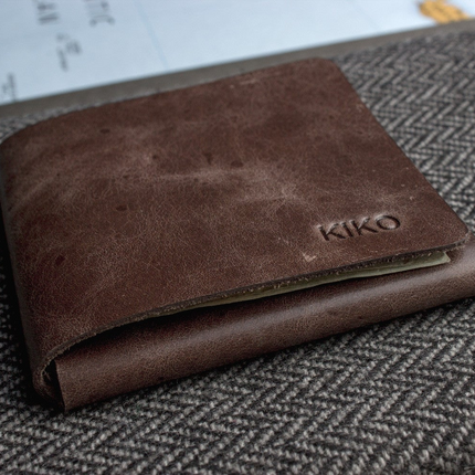 L Shape Minimal Leather Wallet