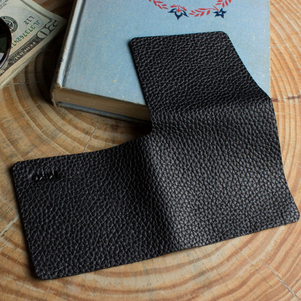 L Shape Minimal Leather Wallet