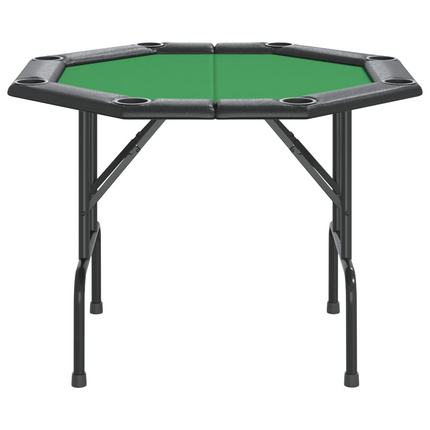 vidaXL 8-Player Folding Poker Table Green 42.5"x42.5"x29.5"