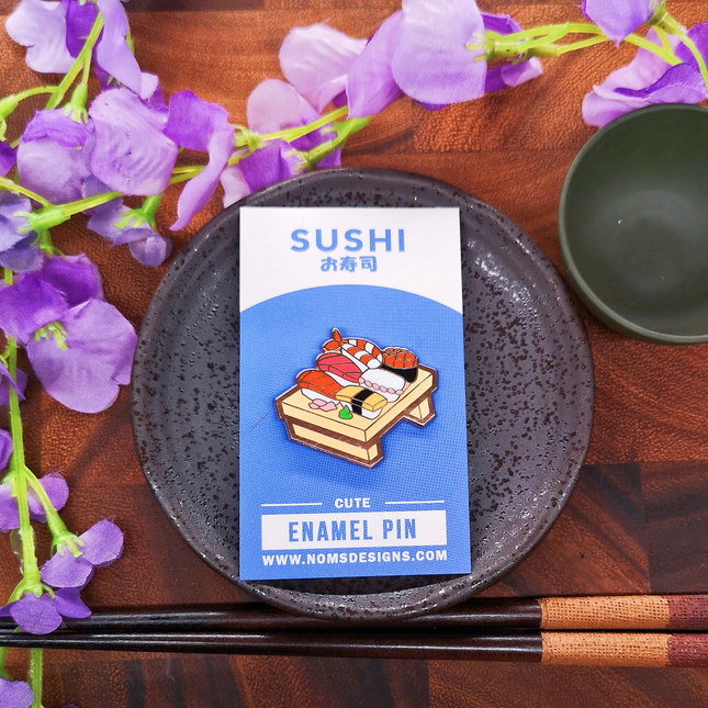 Sushi Enamel Pin