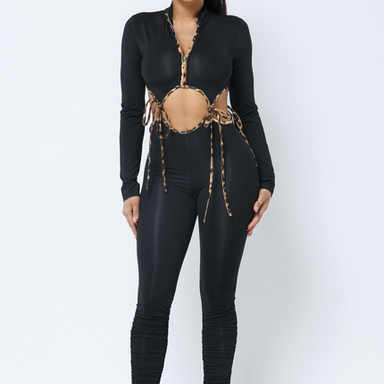 Bobbye - Animal print lining set