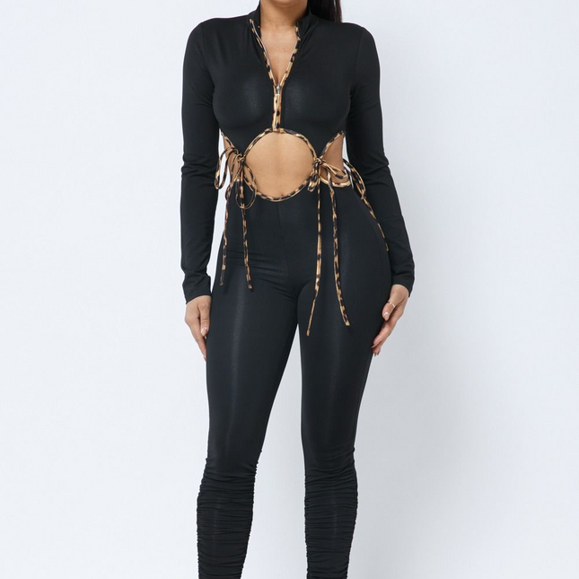 Bobbye - Animal print lining set