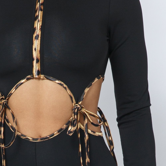 Bobbye - Animal print lining set