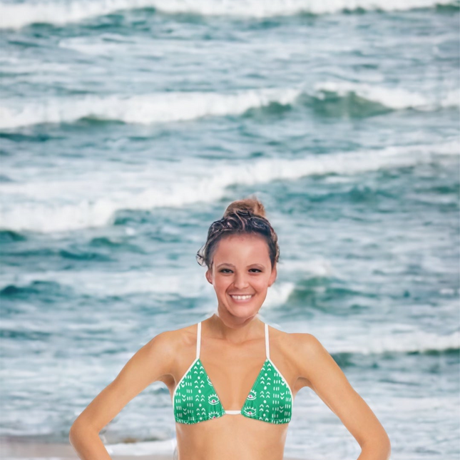 Green-Eyed, Women's String Bikini