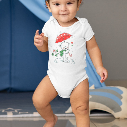 Bear With An Umbrella Bodysuit -Image by Shutterstock