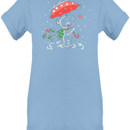 Bear With An Umbrella Bodysuit -Image by Shutterstock