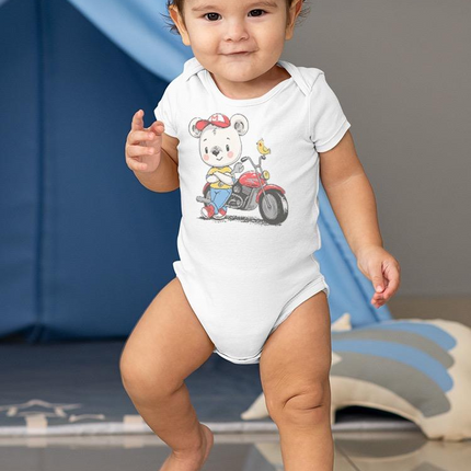 Biker Bear Bodysuit -Image by Shutterstock