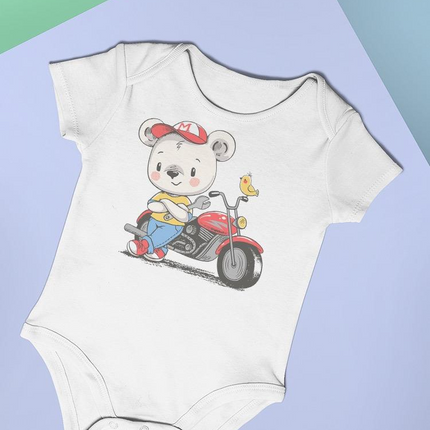 Biker Bear Bodysuit -Image by Shutterstock