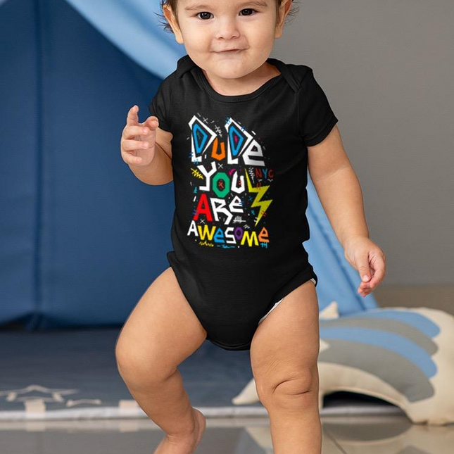 Dude You Are Awesome Bodysuit -Image by Shutterstock