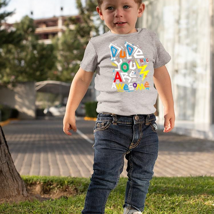 Dude You Are Awesome Bodysuit -Image by Shutterstock