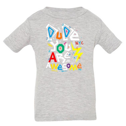 Dude You Are Awesome Bodysuit -Image by Shutterstock