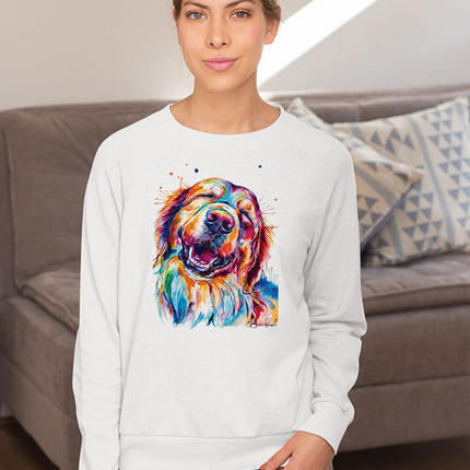 Colorful Golden Retriever Hoodie or Sweatshirt -Weekday Best Designs