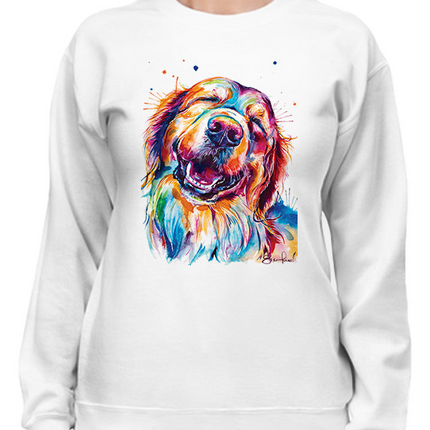Colorful Golden Retriever Hoodie or Sweatshirt -Weekday Best Designs