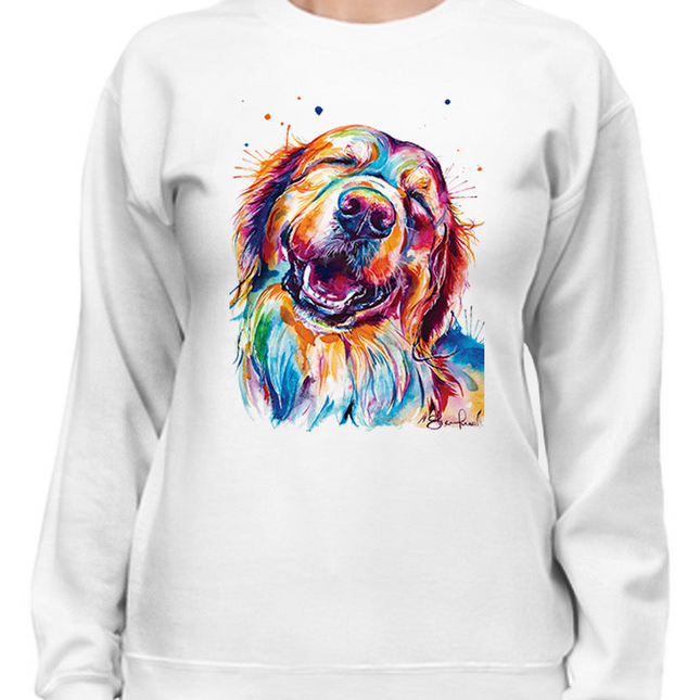 Colorful Golden Retriever Hoodie or Sweatshirt -Weekday Best Designs