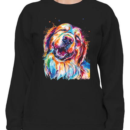 Colorful Golden Retriever Hoodie or Sweatshirt -Weekday Best Designs